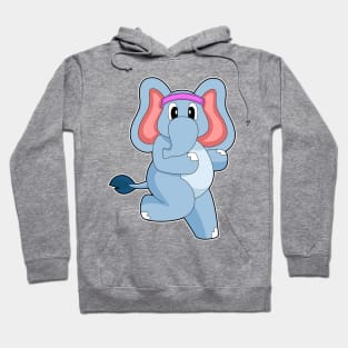 Elephant Runner Running Hoodie